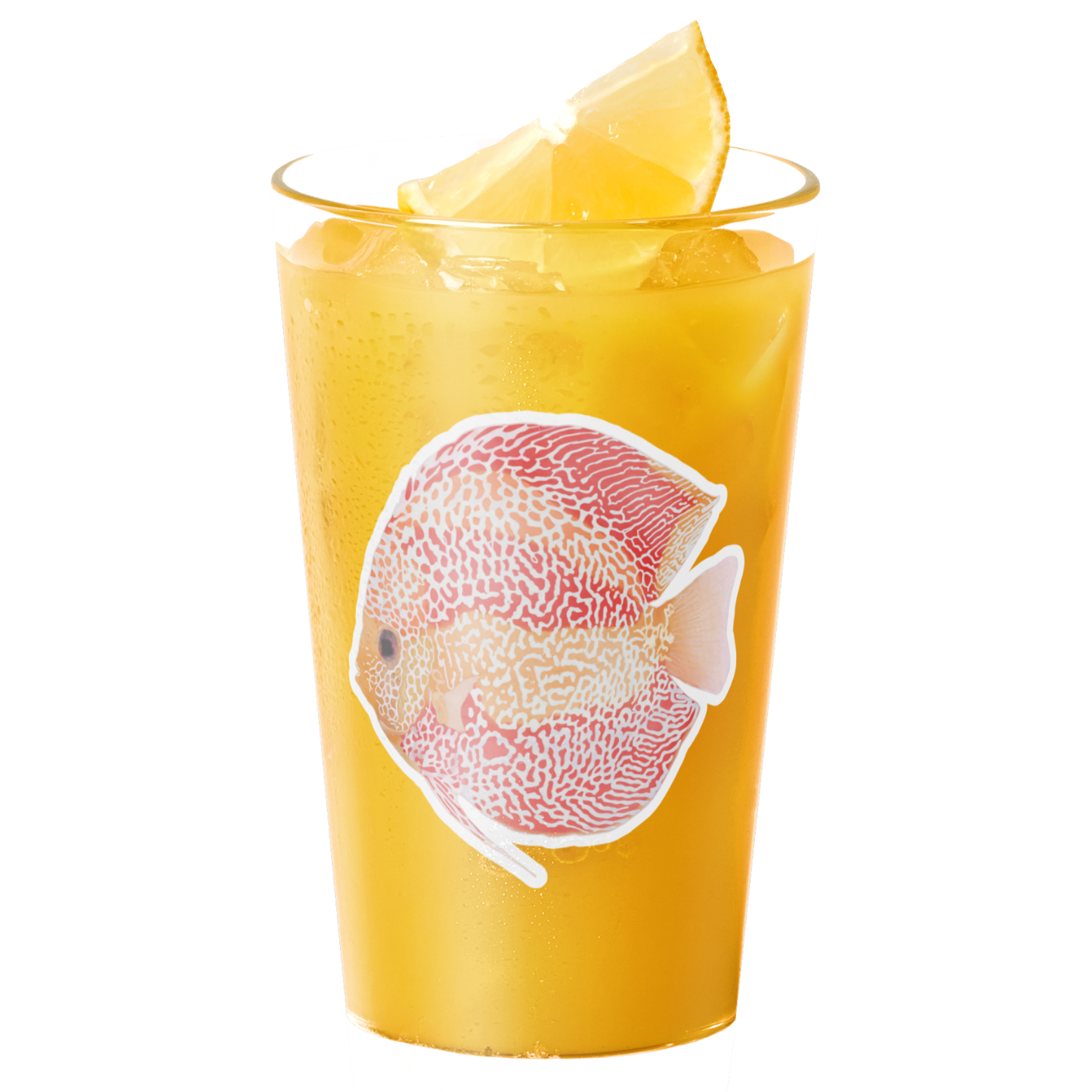 Hand-Painted Watercolor Tropical Fish Stickers