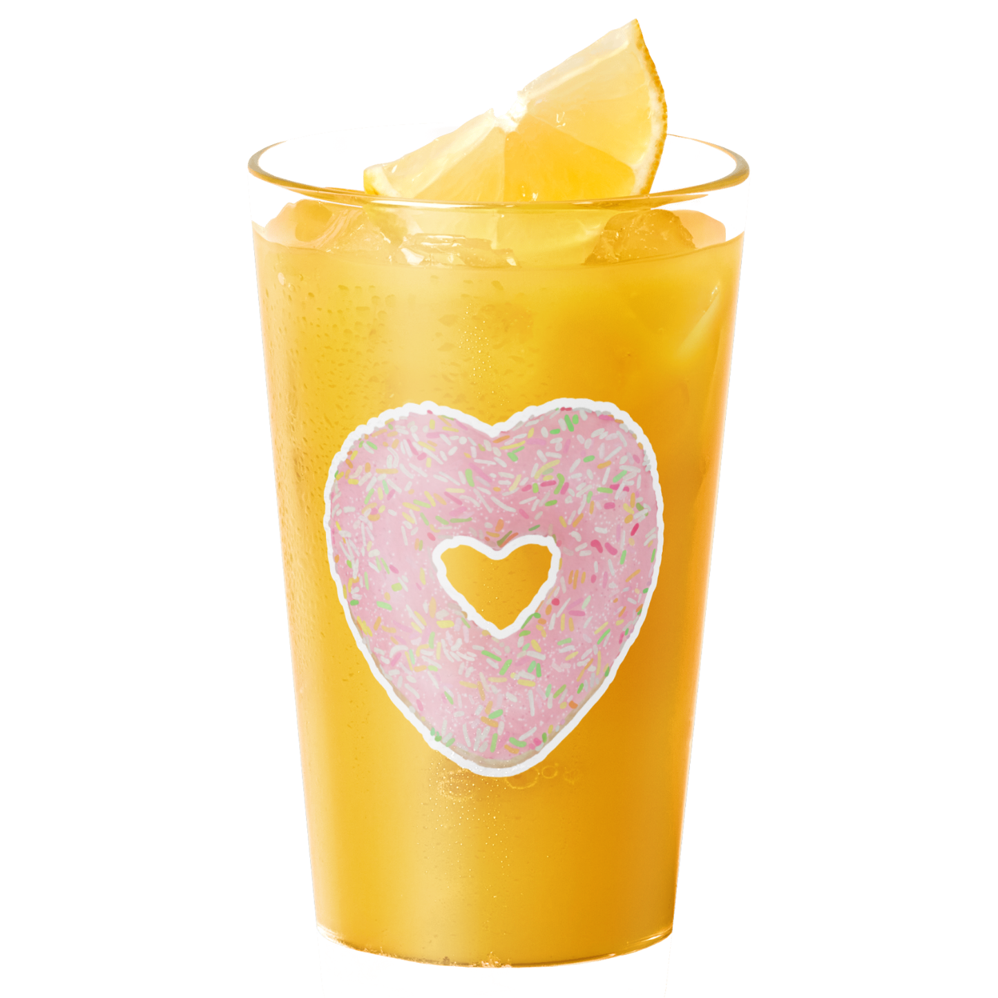 Hand-painted Watercolor Latte and Donut Stickers